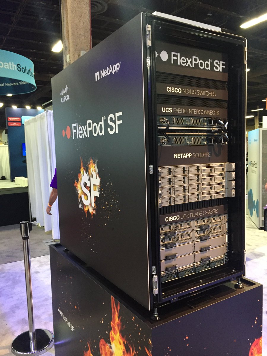 FlexPod's tweet photo. Congrats to @NetApp and @Cisco on the successful launch of #FlexPodSF at #CLUS https://t.co/jWj9tPFK46