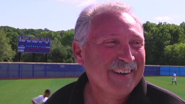 LarryBurneal's tweet photo. Tune into @WBNG12News at 6, @TylerFeldman12 takes a look at Gary Crooks' legacy as he says goodbye to the @MECSDSpartans #Section4BASE https://t.co/g3OZkZRKGs