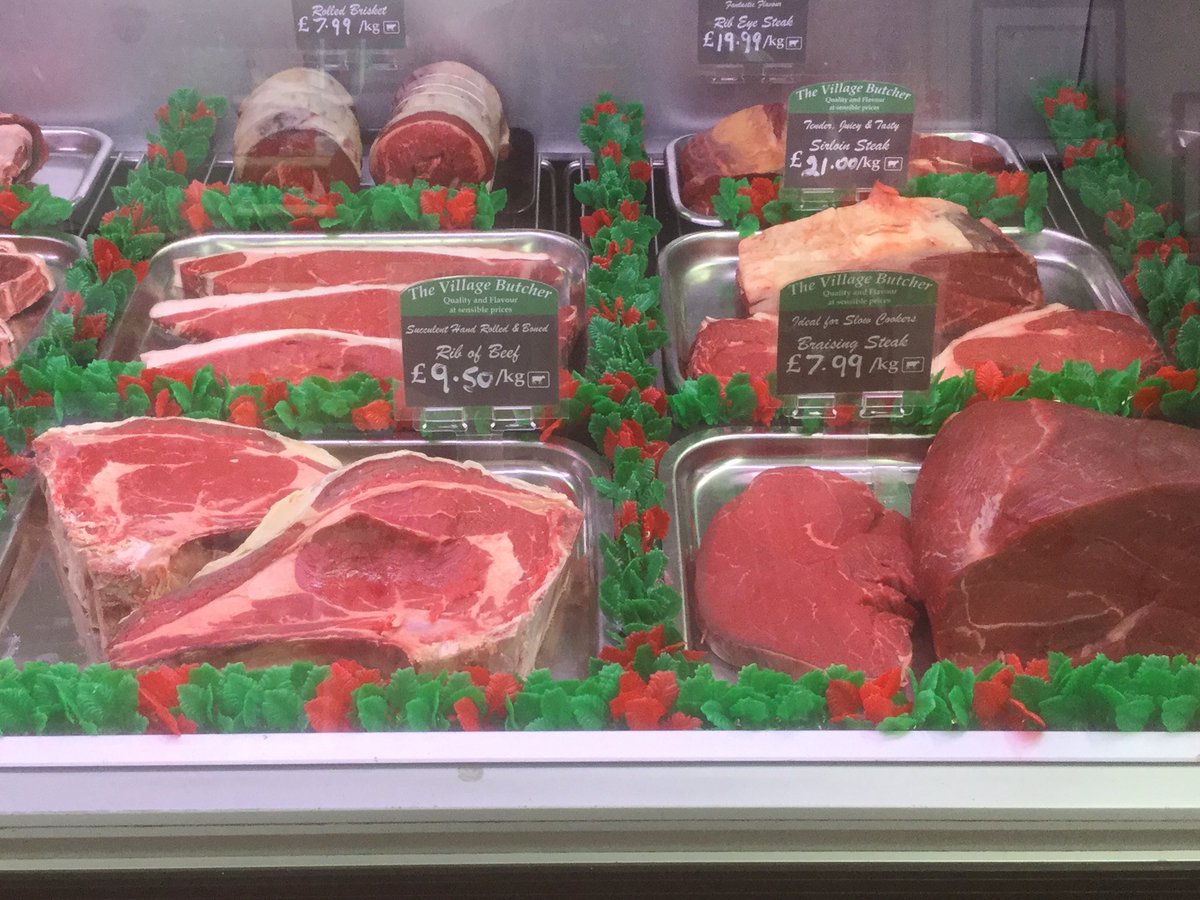 Fantastic meat at the village butchers in st dennis Cornwall Pl268ad