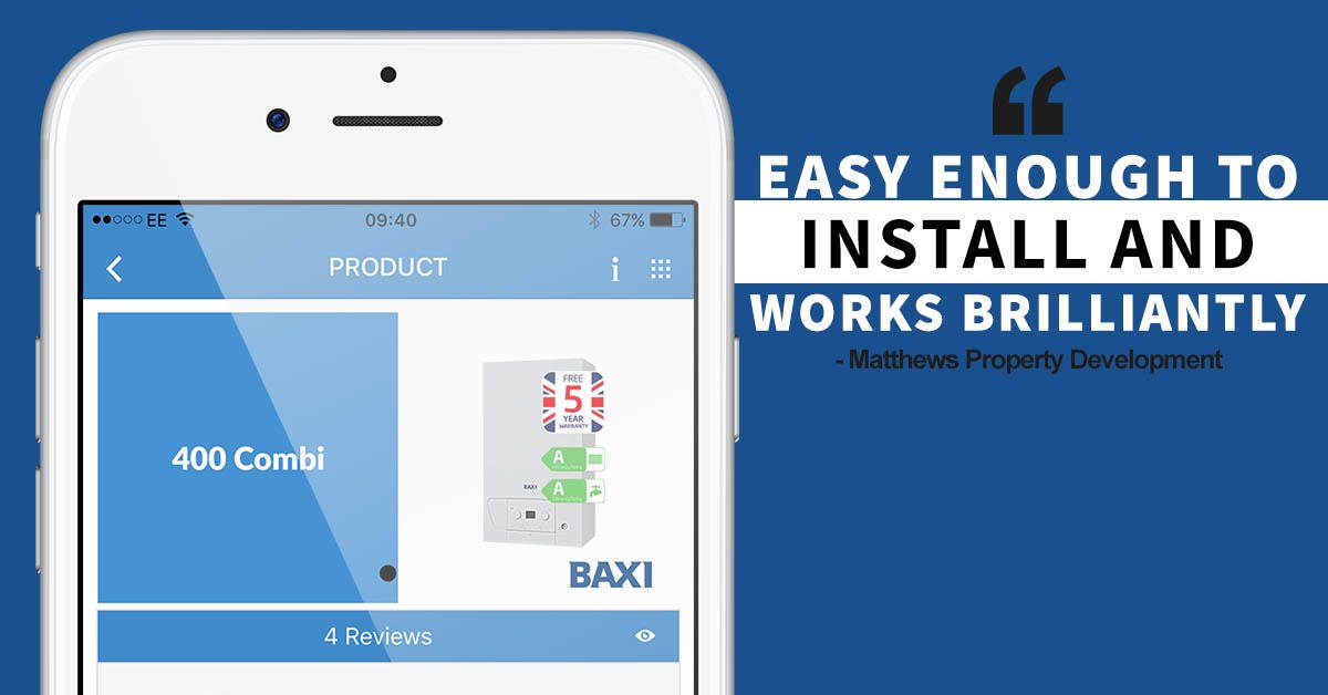 baxiboilers's tweet photo. Check out what installers are saying about the Baxi 400 Combi! https://t.co/OMojjTPTFj https://t.co/HwDsCMDeJQ