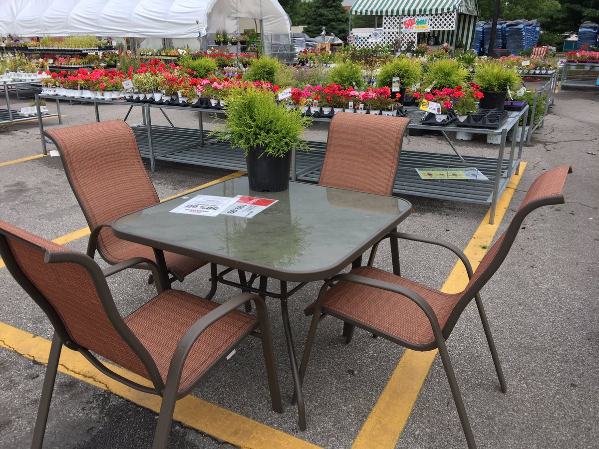 HyVeeMissionKs's tweet photo. 🎉We just have TWO of these tables left for just $100 each!  That's 50% off! Don't miss out, come on by and get your patio set TODY! 🎉 https://t.co/a6EBZVN9mW