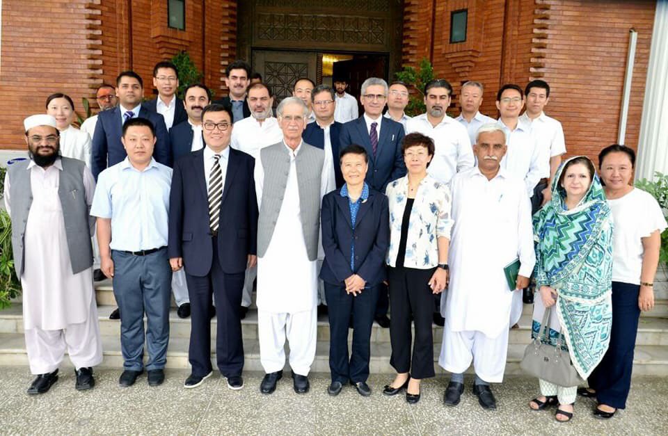 MashriqUpdate's tweet photo. #CNEEC #Chinese Company visit to CM house KP for presenting the detailed feasibility study of #Rashakai Economic Zone.  #CPEC https://t.co/VtRYIfO9BF