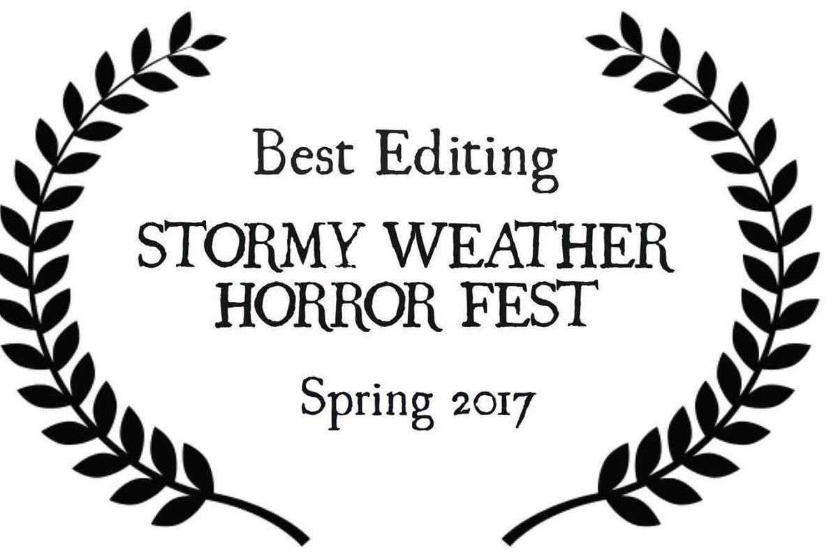 We won Best Editing at <a href="/StormyWeatherHF/">StormyWeather Fest</a> 2017 for A Lark, our <a href="/scifilondon/">SCI FI LONDON Film Festival</a> #sfl48hr short film. Congrats editor <a href="/Jack_Ayers/">Jack Ayers DOP</a> #filmmaking