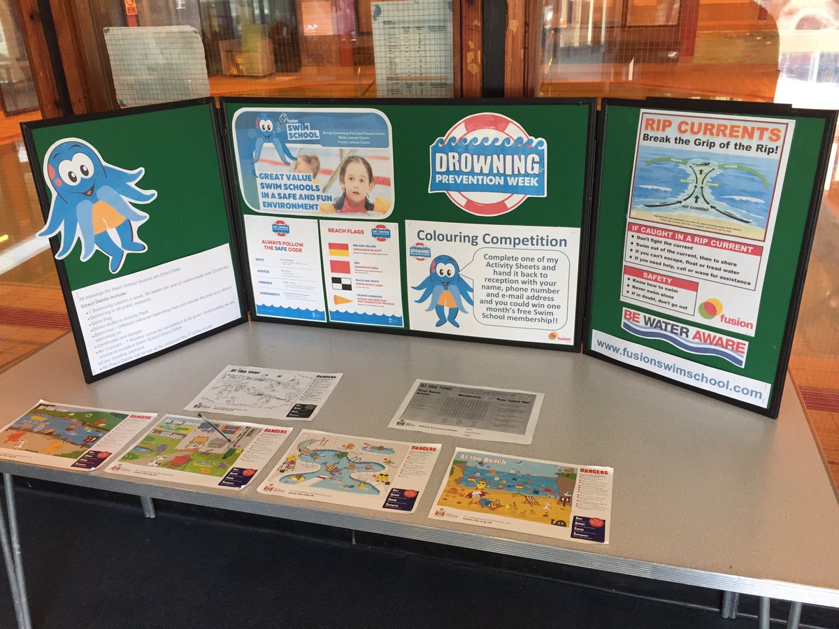 ASutherland340's tweet photo. Great work by @Fusion_LS Strode Pool, Street promoting water safety during @RLSSUK #DPW2017 @RLSSWestRegion https://t.co/yiU9MIWoFU