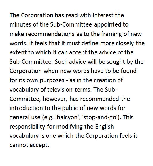 nick_kapur's tweet image. Finally in January 1937, Chairman of the Governors R.C. Norman shut down the Sub-Committee on Words for good, arguing that: 23/