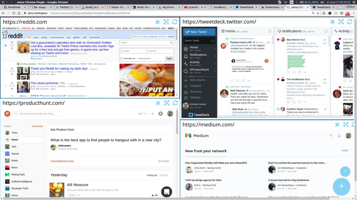 k_ivanow's tweet image. #JanusWorkspace can now embed Tweetdeck too. A new major version is on the way as well. chrome.google.com/webstore/detai… #chrome #extensions
