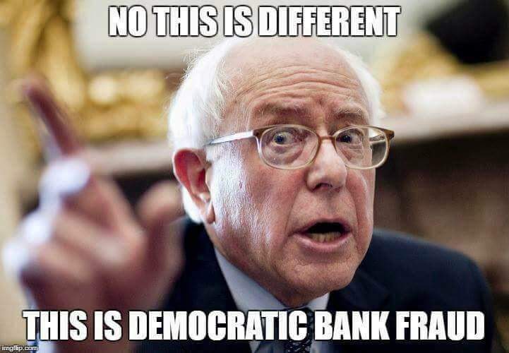 Bank Fraud Bernie Sanders calls corruption probe 'pathetic'