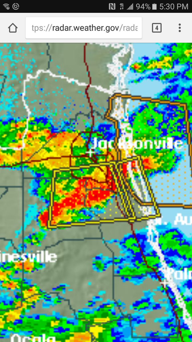 CFreemanJAX's tweet image. Latest radar image for #JAXvPRFC: