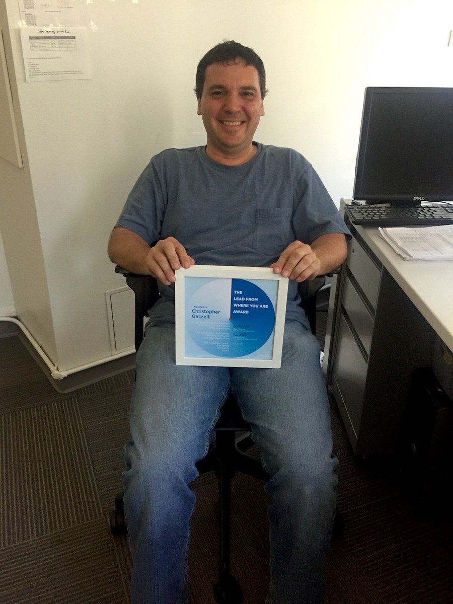 Congrats to NYU's Chris Gazzelli, 1 of the recipients of 2017 <a href="/MOR_Associates/">MOR Associates</a> "Lead From Where You Are Award" !! #LeadMOR2017 #LeadMOR17