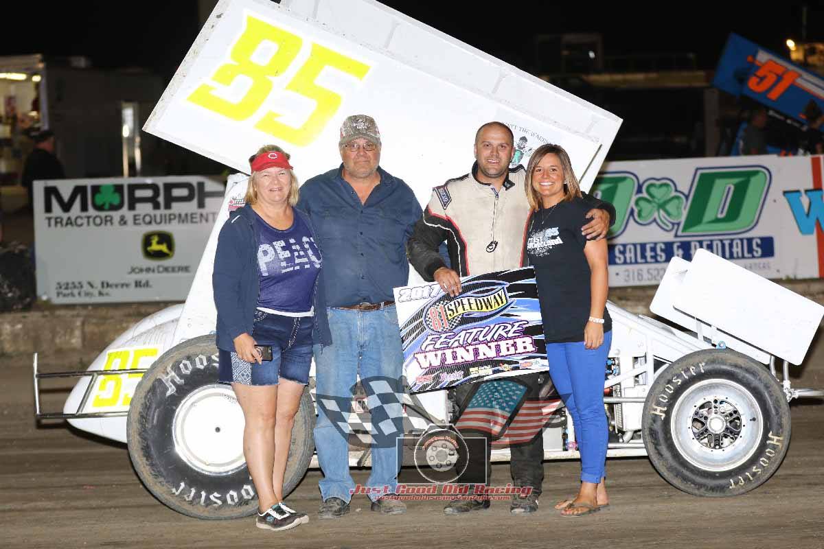 Lightning_Wings's tweet photo. Forrest Sutherland picked up the WIN in his 360 Saturday night @race81speedway #lightningwings #choiceofchampions https://t.co/poKcVyzB8S