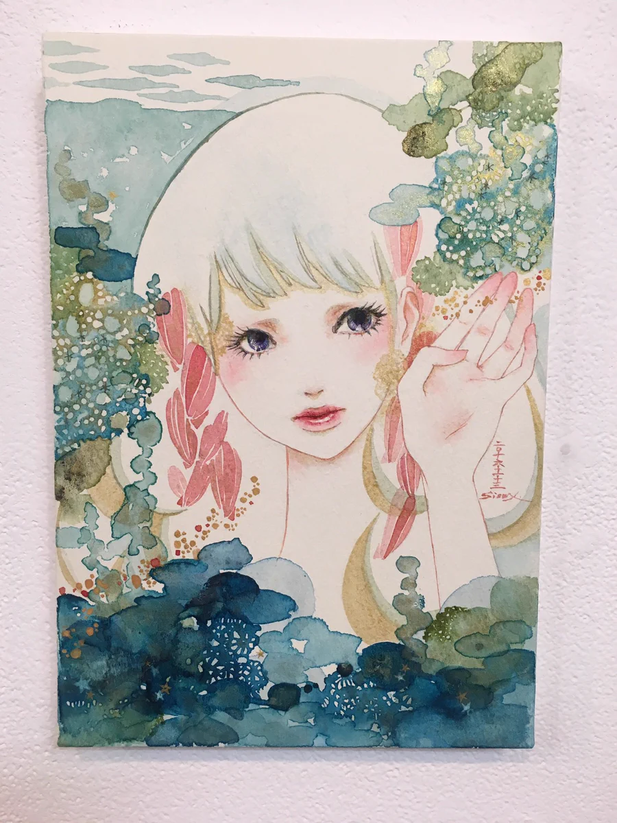 sioux🫧水彩美人画・イラストレーター on X: 