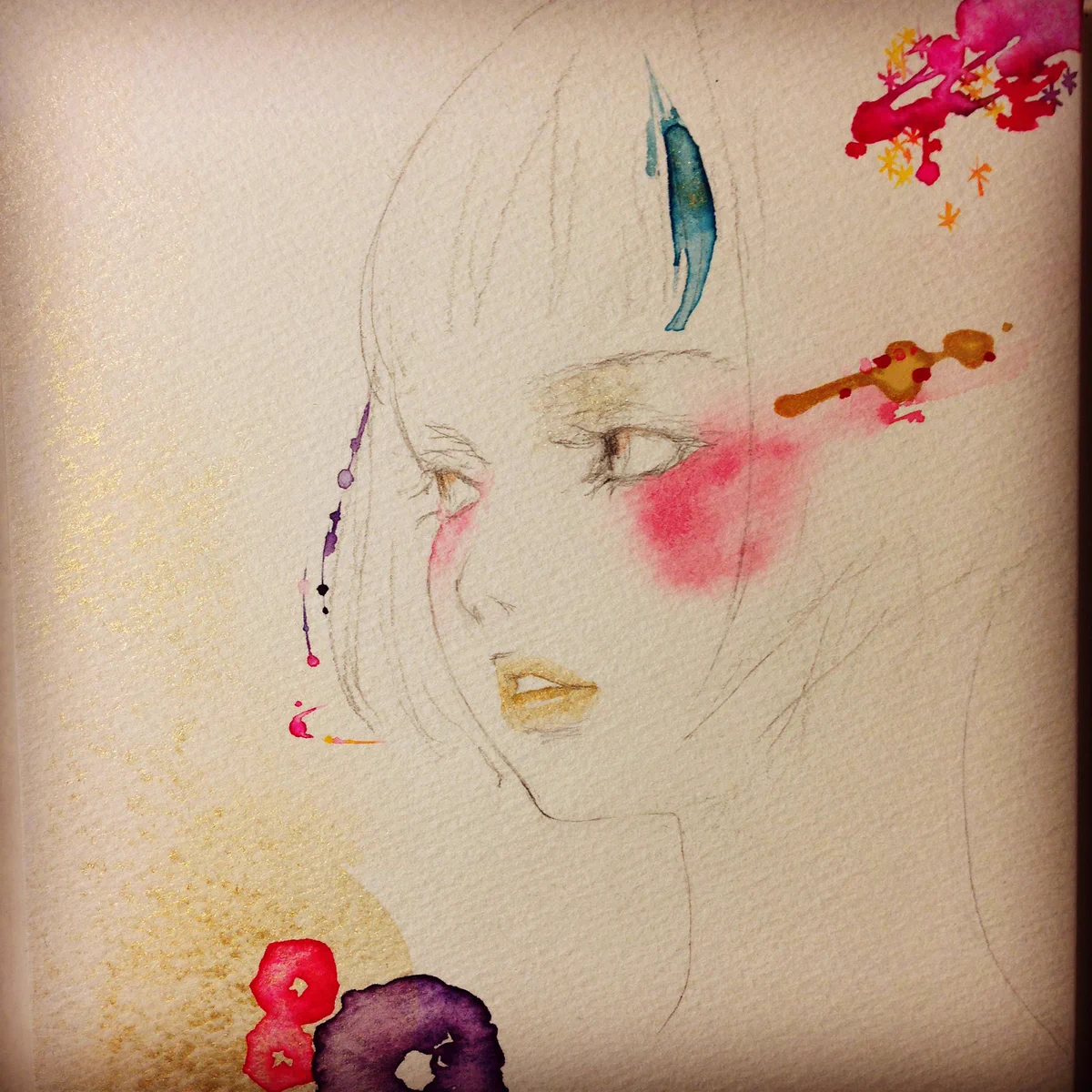 sioux🫧水彩美人画・イラストレーター on X: 
