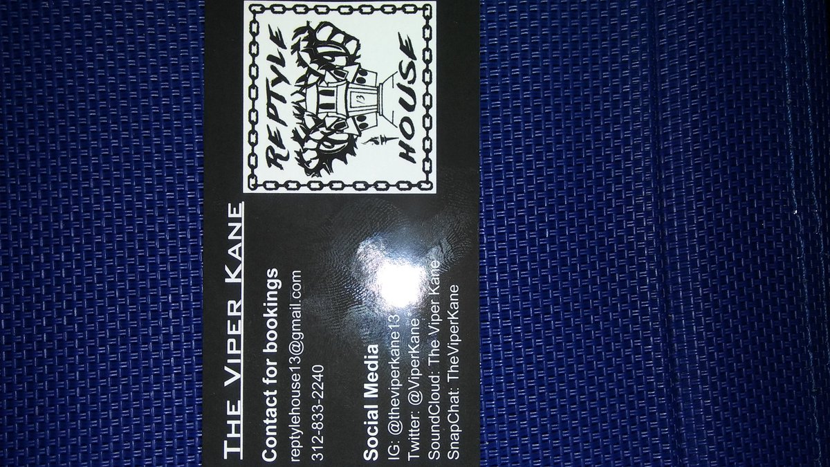ViperKane's tweet photo. Business Cards. Get you one. #ReptyleHouse nigga! https://t.co/mDqaxBB2ui