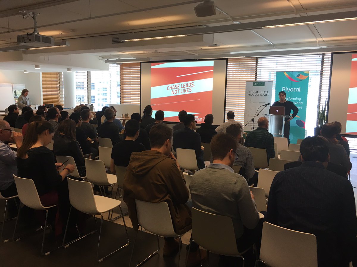 RoguesGalleryAU's tweet photo. "Focus on the #socialobject first, tech second" @pivotallabs #SydTechTalks https://t.co/ecMHxpu340