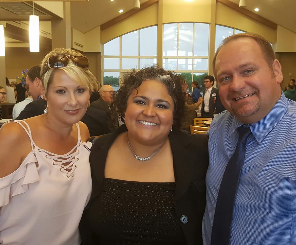 jim4progress's tweet photo. Great moments with @RepGwenMoore and @repjocasta at the #NP2017 @Waukeshadems dinner! #WomenPower #MKEDems #WisDems 😍 Keep going strong! https://t.co/86cKbg4Fk1