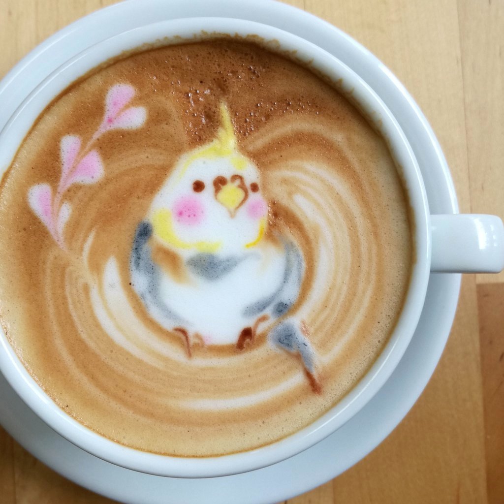 Рисование на кофейной пенке