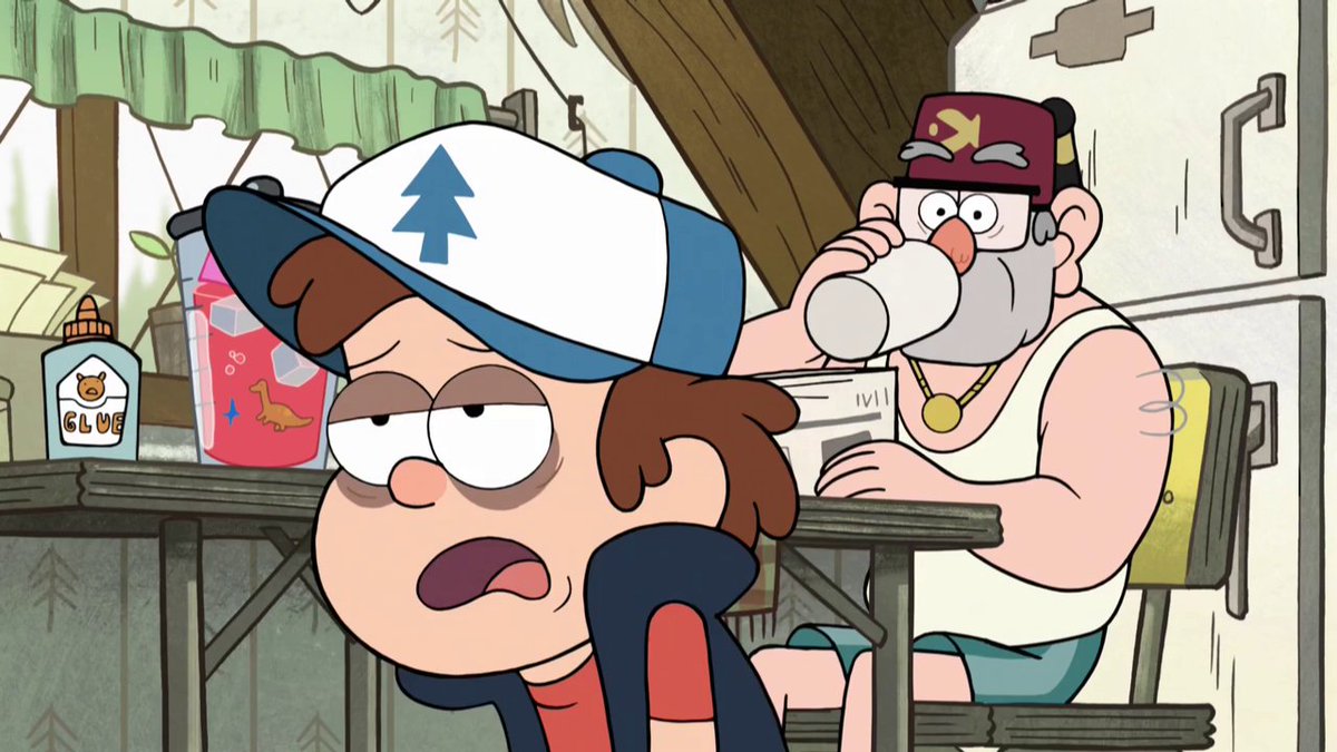 _Enaaa__'s tweet photo. How I feel and look like. Right now. 

#RemembertheFalls #GravityFalls #Stayweird ☝🌲🌈 https://t.co/WF6jSpgGp8