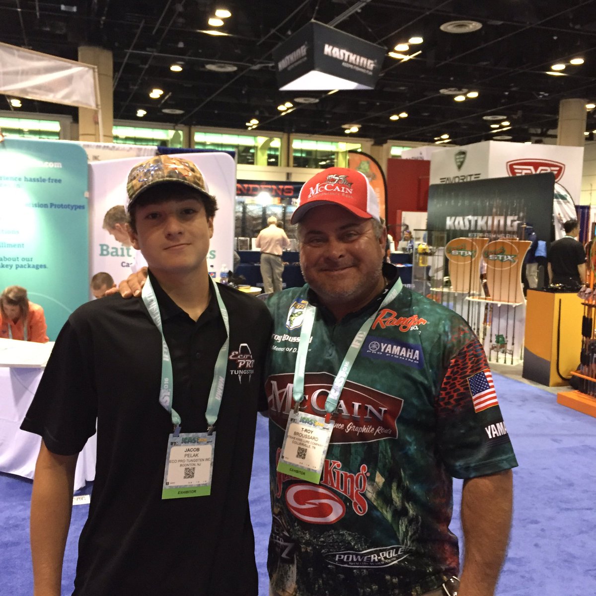 BassinBackwoods's tweet photo. Few photos from #ICAST2016 , looking forward to meeting so many new awesome anglers! 🤘🏼🎣 https://t.co/XbydMyjmWo