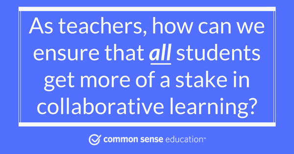 CommonSenseEd's tweet photo. Can we organize #groupwork so that every student has ownership over their learning? https://t.co/8M6Qg6Vana #edchat https://t.co/LiSHdJZ9E0