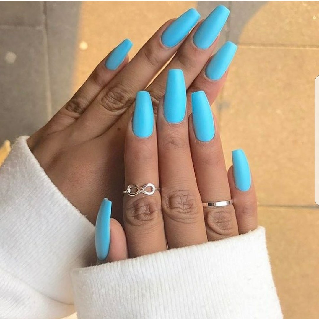 LacQrd's tweet photo. Hottest color for the summer #blue #manicure #maniinspo #nailsonfleek #nailsdid  #bluenails #bluenailpolish #sandiego #sunnysocal #socal https://t.co/LqXBYq0Fty