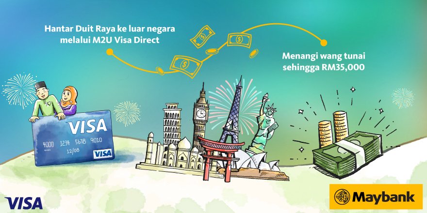 Maybank On Twitter Stand A Chance To Win Over Rm 35 000 With M2u Visa Direct Via M2u During This Raya Info Https T Co 5to7bpkshr
