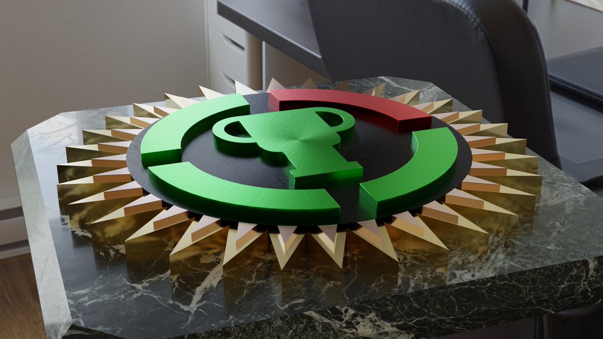 aebkea's tweet photo. @CordyPatrick I made the Game Theory logo in Blender! It's as photorealistic as I could get it. #GTLive https://t.co/k0J9bCQCYp