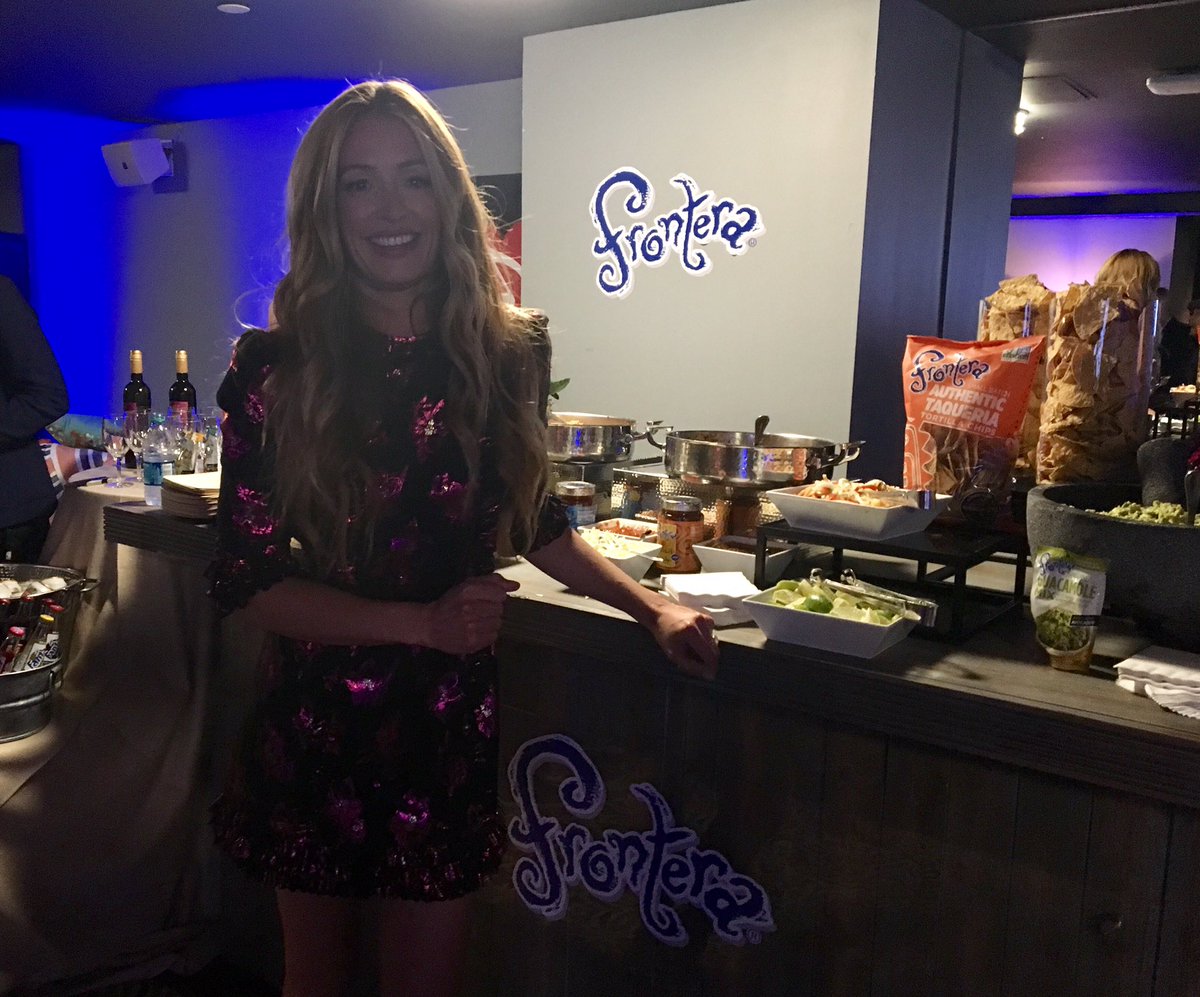 Tonight's host, <a href="/catdeeley/">Cat Deeley</a>, enjoys the Frontera VIP Lounge before tonight's <a href="/MusiCares/">MusiCares</a> MAP Fund Benefit.
