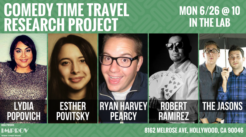 HollywoodImprov's tweet image. .@HaterTuesday @littleesther @realRHP &amp;amp; more are here for Comedy Time Travel Research Project TNGHT @ 10! 🎟️🎟️ --&amp;gt; bit.ly/2tPpUdY