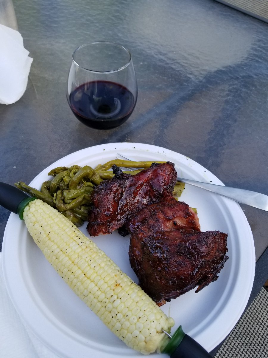 TommyJohnson_Jr's tweet image. 1st night at home after 4 in a row &amp;amp; tried a new rib recipe on my @BigGreenEgg It was best I've ever made.