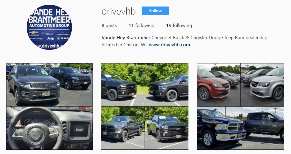 driveVHB's tweet photo. Vande Hey Brantmeier is on Instagram! Have you followed us yet? https://t.co/lc7C1bVQ6z https://t.co/b2WVzDkAXY