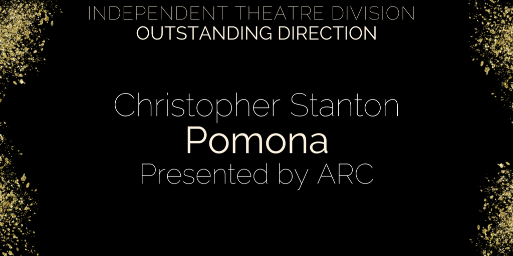DoraAwards's tweet photo. Christopher Stanton, Pomona @onebandoflight @arcstage #Doras2017 https://t.co/67WKrem2ST