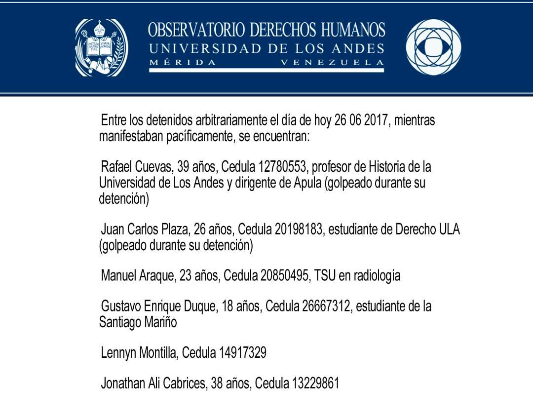 ObservatorioULA.DDHH tweet media