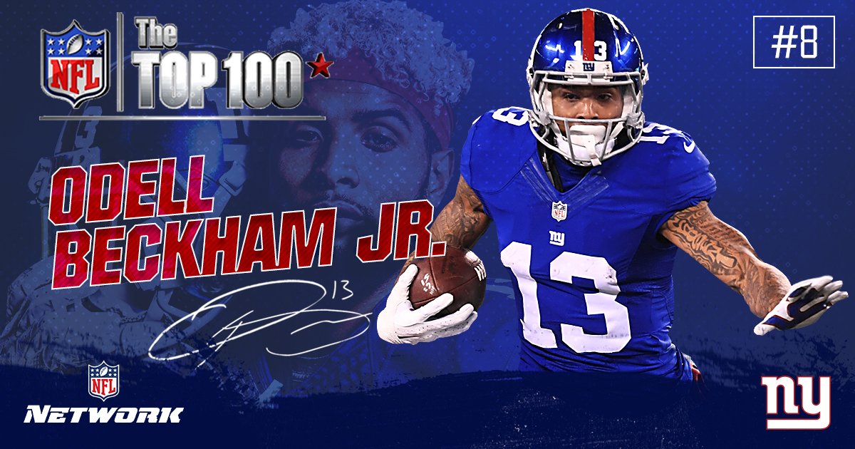 #NYGiants in the #NFLTop100: No. 8 - @OBJ_3  No. 28 - @TheHumble_21  No. 54 - @JjenkzLockdown  No. 96 - @BigDame900 https://t.co/PFWkOnpFO1