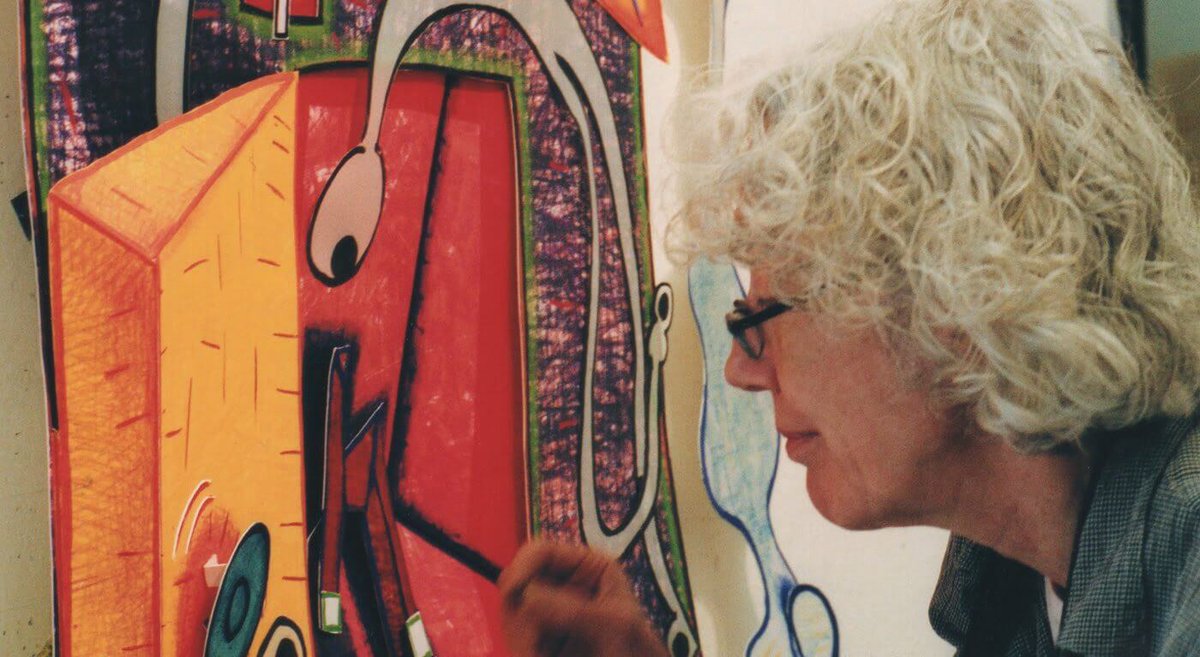 Tribeca's tweet photo. She broke the art world's glass ceiling. Now, see the intimate EVERYBODY KNOWS...ELIZABETH MURRAY at @AnthologyFilm: https://t.co/XKdsjyBgQM https://t.co/XJuTC7XRzP