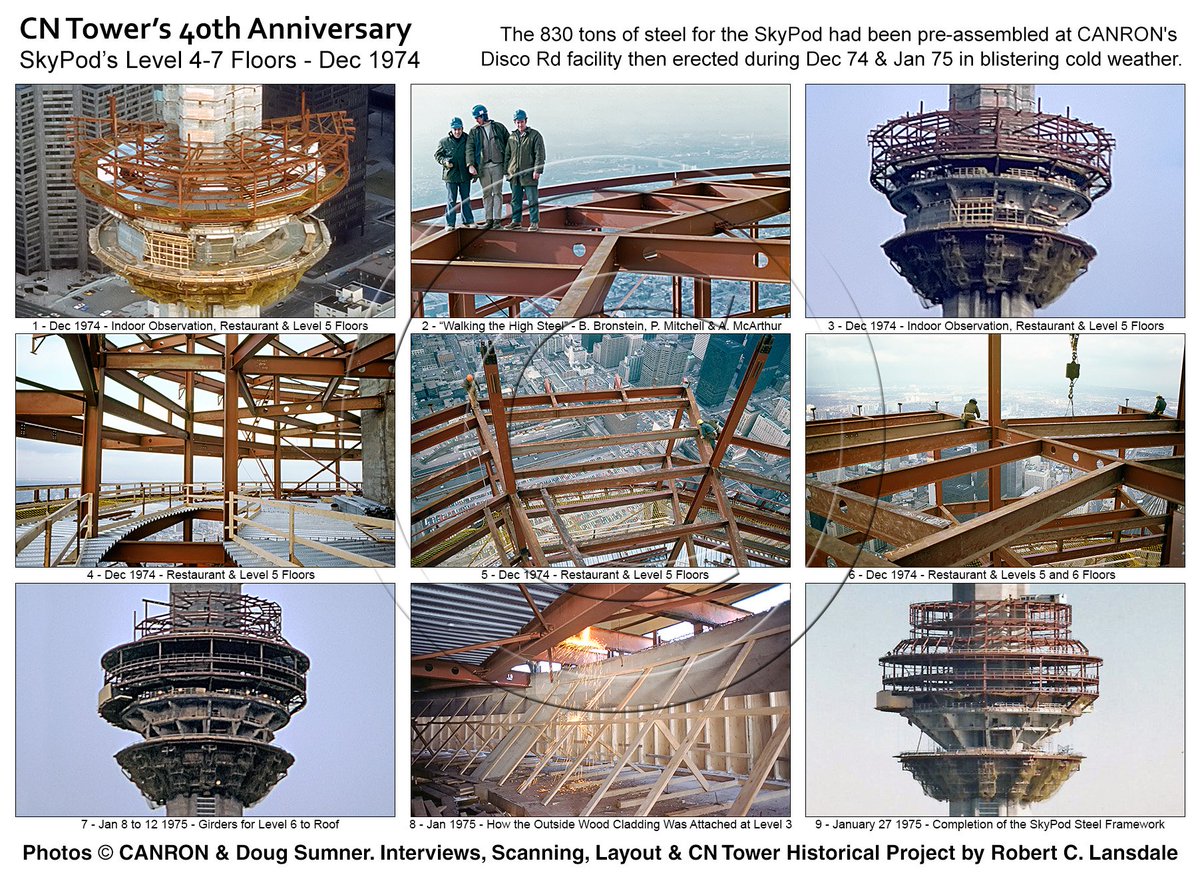 Cn Tower History On Twitter Cntower S Construction History