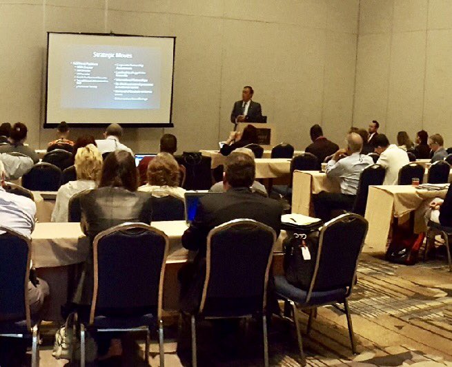 LMU_Business's tweet photo. Dr. James Hurley and Dr. Jake Fait presenting at National ACBSP Conference on Enrollment Growth through Program Development. #LMUBiz https://t.co/5vicrZTtlY