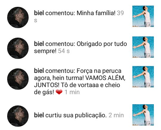 "Estou de volta e cheio de gás." Estão preparados? 💙