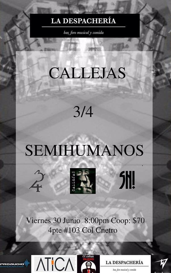 ¡Gente de Puebla! ¡Manifiestese!

Estaremos en su tierra este viernes 30 de Junio en La Despacheria.