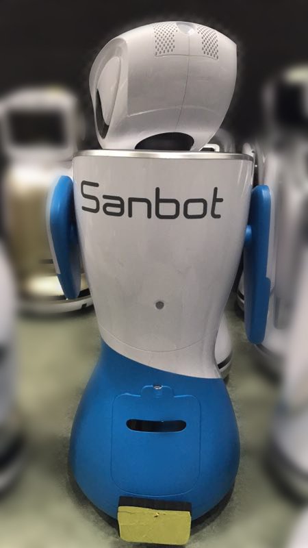 Sanbot_Robot's tweet photo. Meet another #style of me, do you like it?😬#coffeeshop #customized https://t.co/a9N8CcD7Iy