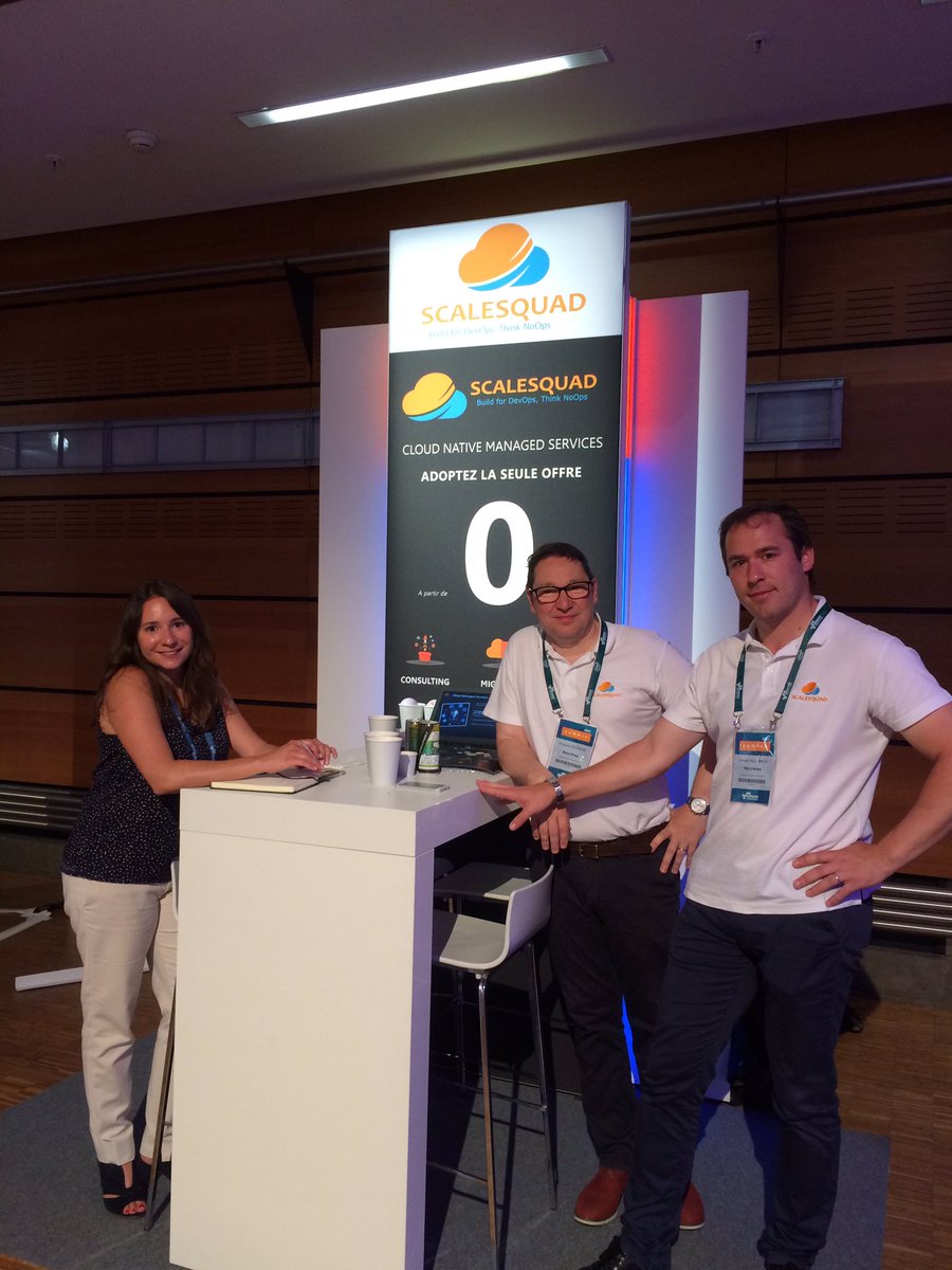 NeuronesIT's tweet photo. [LIVE] Retrouvez notre entité #scalesquad sur le stand B5 #AWSSummit #cloudpublic https://t.co/FMzqFyCT51