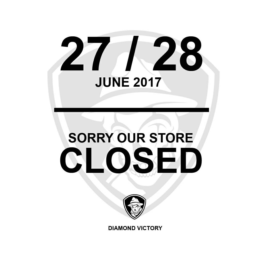 27-28 Juni 2017
Kita tutup dulu .
Buka kembali tanggal 29 Juni 2017 .
Terima kasih 

#diamondvictory #diamondvictorymerchstore #tasikmalaya