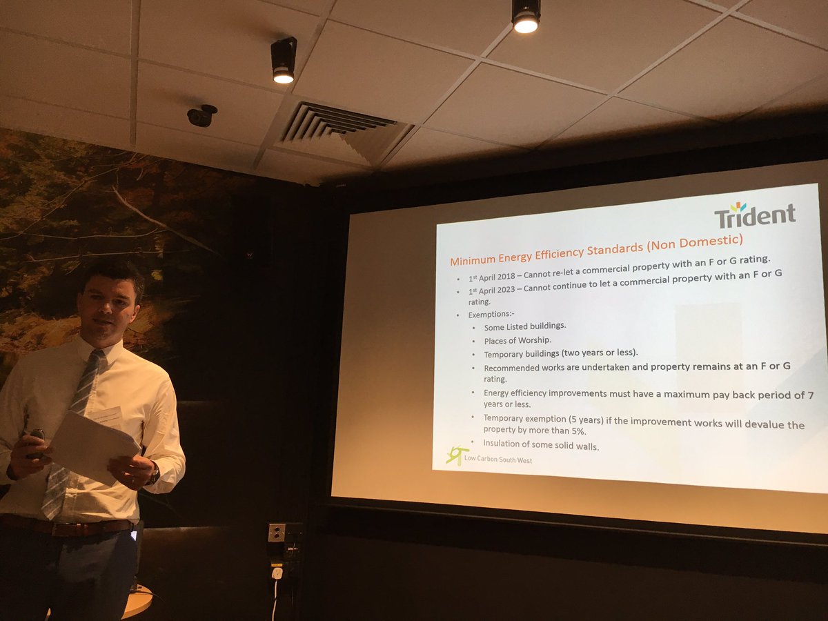 Ocuair's tweet photo. How is #MEES likely to impact you and your clients? Dan from @tridentbc walking #lcswbreakfast through it this morning https://t.co/wloXQSOZb9