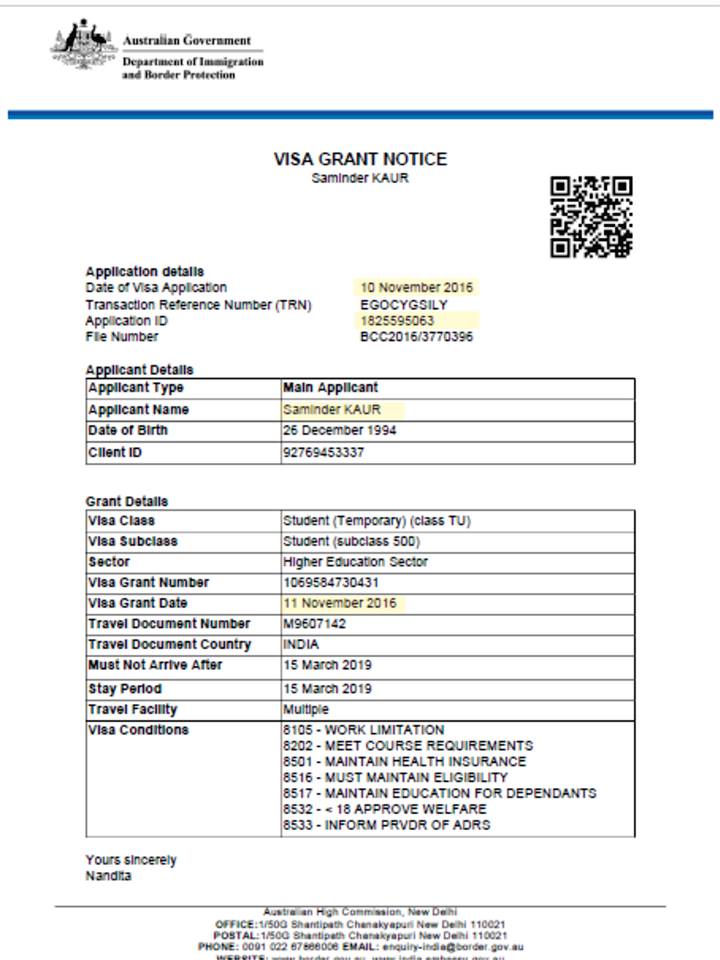 SmartStudy3's tweet image. Blessed with 4 Australian Study VISAS in a Single Day,Saminder Kaur blessed with Australian Study Visa in less than 24 hours
CONGRATULATIONS