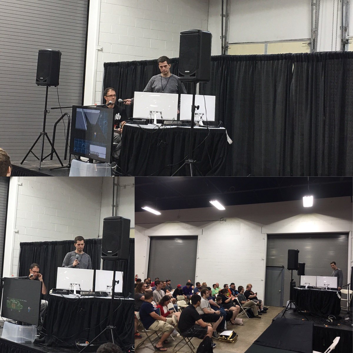 evaction's tweet photo. @cinemassacre & @Mike_Matei speed run Contra at @TooManyGames #toomanygames #contra #nes #avgn #TooManyGames2017 #speedrun #letsplay https://t.co/k786En4UFk