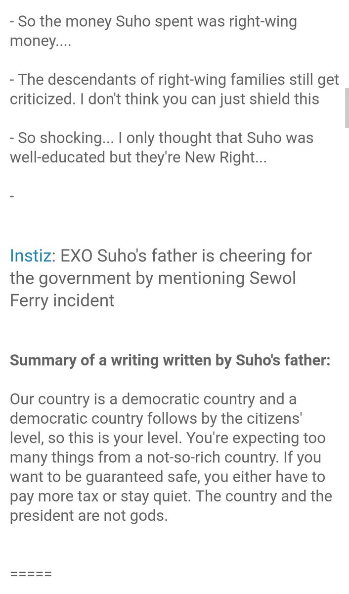 Kim Junmyeon, who has to endure harsh accusation directed to his father for almost a year. Have to personally ask his dad -