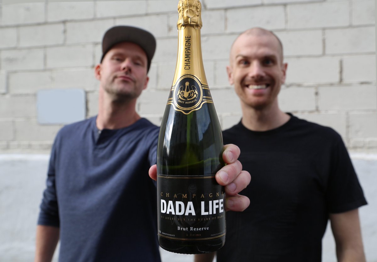 TOMORROW at exactly 7am PT / 12pm ET / 3pm GMT / 4pm CET  we release our champagne 🍾🍾 dadalifechampagne.com 🍾🍾 https://t.co/WQIgKEnt53