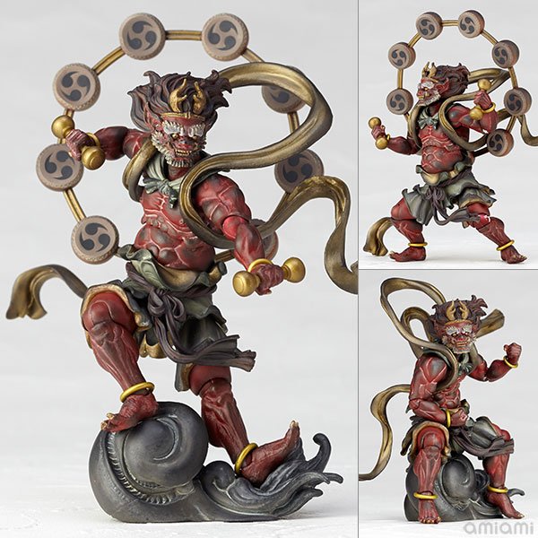 轟く連鼓(れんつづみ)背負いし天空の神、可動神像として立体化！ KT