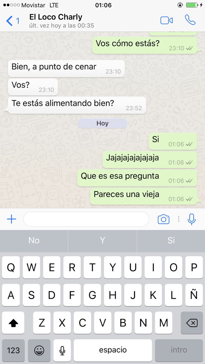 GonzaGoth's tweet photo. Que es esa pregunta papa? 😂 https://t.co/hS45JL6Mte