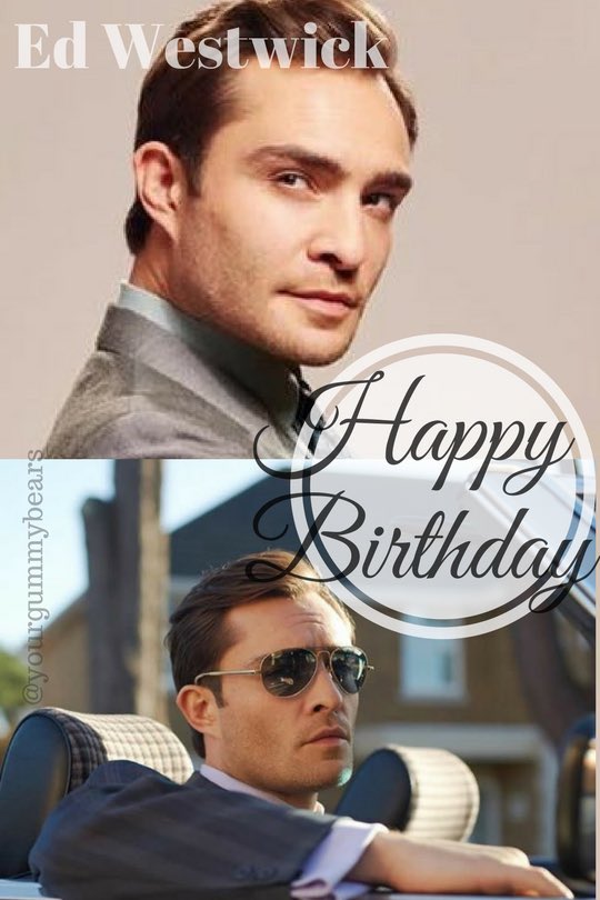 Happy Birthday Ed WESTWICK             party like a rockstar  