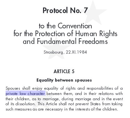 nnoyed1's tweet photo. @AMDWaters @ROBBZY88 I'm not a lawyer but it looks as if the ECHR defines spousal 'equality' as a private matter between a Muslim man and his sex slave(s). https://t.co/l54cdyyiYF
